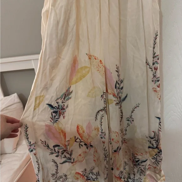 Free People Floral One-Shoulder Romper XS – Boho Summer Vintage FP - Picture 7 of 7